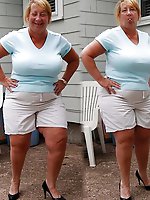 Experienced grannies revealing their jugs