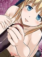 Elderly women indulging in pleasurable activities