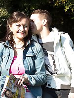 Naughty mature slut fucking her toy boy