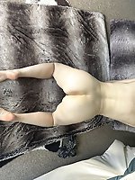 A European woman of a certain age with perfect breasts.