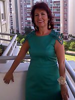 Zealous mom is playing with her toy