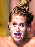 Mature businesswoman is seducing her husband