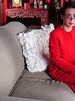 Naughty american housewife playing alone