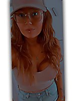 Adorable older momma is teasing her husband