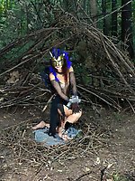 Real GILF Tina with big natural tits and hairy pussy