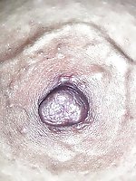 Ugly old females walking outdoors